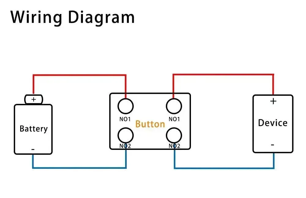 15A Hevay Duty Metal Push Button Switches With LED Ring Annular 19mm