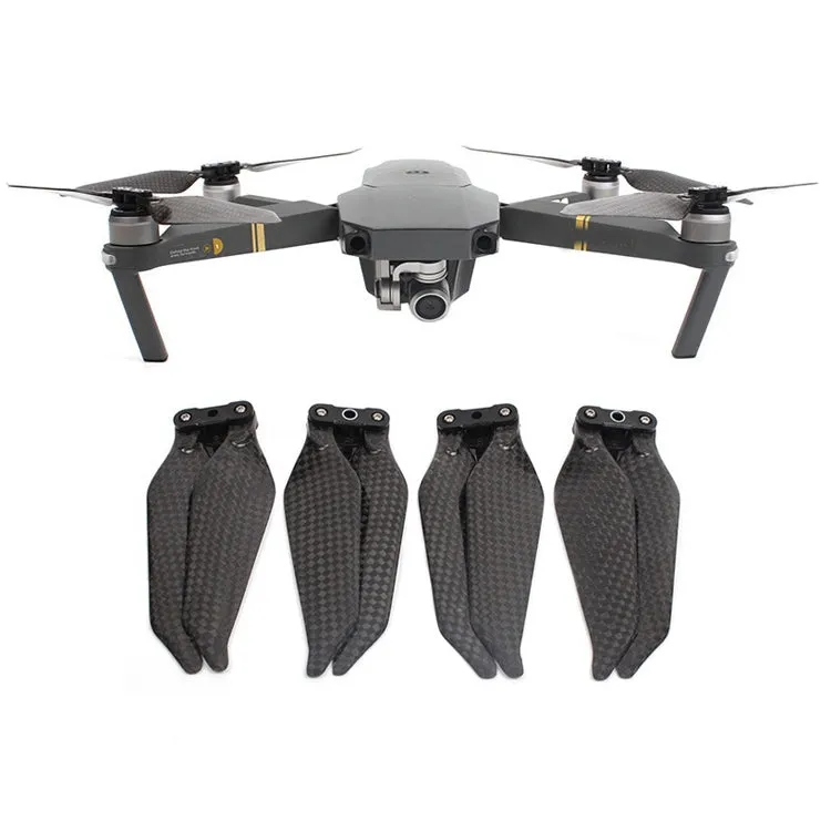 2 Pairs Sunnylife  8331F-CF2 For DJI Maivc Pro Platinum & Maivc Pro Full Carbon Fiber Noise Reduction Folding Propeller