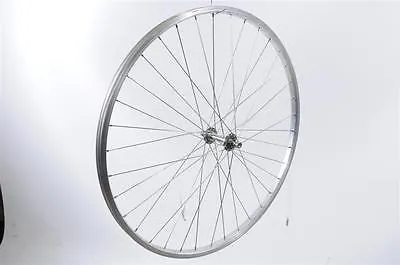 26 x 1 3-8" FRONT ALLOY RIM WHEEL 5-16" AXLE 90mm TOURIST BIKE-RALEIGH ROADSTER