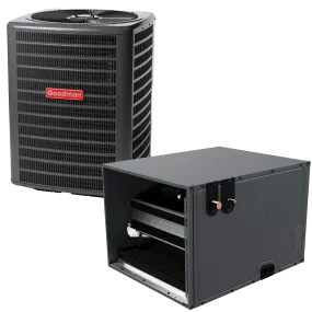 3 Ton 14.3 SEER2 R-32 Goodman Horizontal Coil   Air Conditioner 21" Height 30" Width Coil Upflow/Downflow Installation