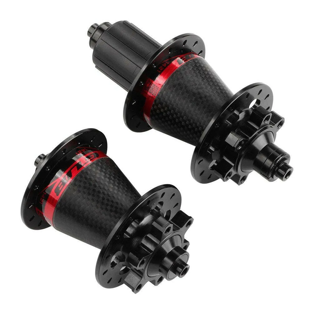 32 Hole Bicycle Hub Carbon Fiber MTB Mountain Bike Front & Rear Disc Brake Hubs