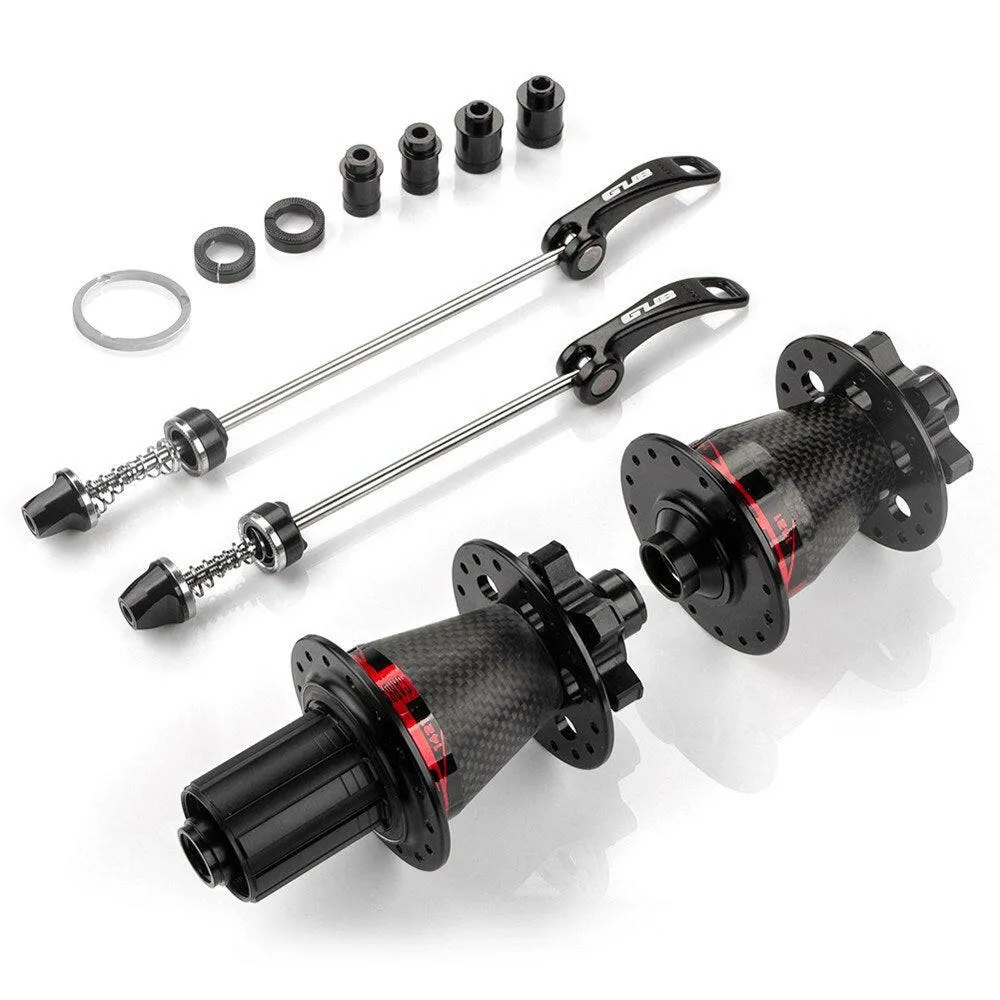 32 Hole Bicycle Hub Carbon Fiber MTB Mountain Bike Front & Rear Disc Brake Hubs