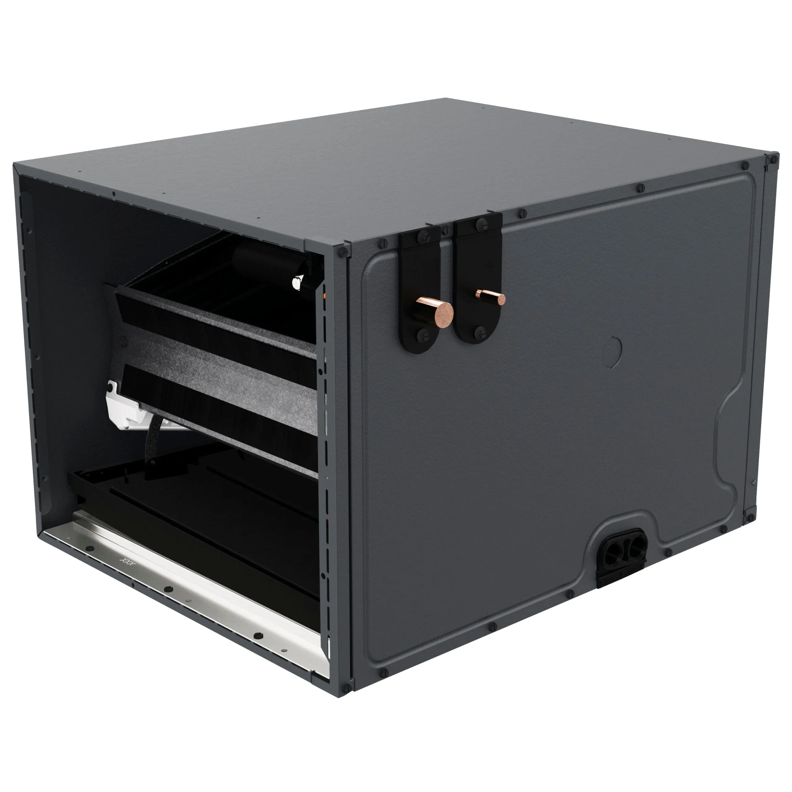 3.5 Ton 14.3 SEER2 R-32 Goodman Horizontal Coil   Air Conditioner 30" Width 21" Height Coil Upflow/Downflow Installation