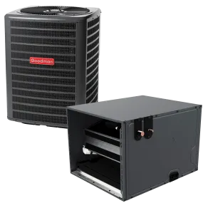 5 Ton 13.8 SEER2 R-32 Goodman Horizontal Coil   Air Conditioner 30" Width 24.5" Height Coil Upflow/Downflow Installation