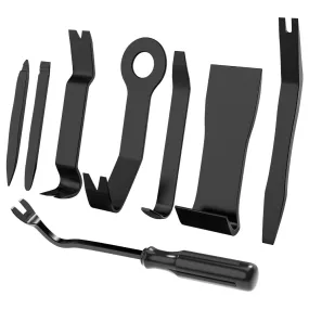 8 Pcs Auto Trim Removal Tool Set Black