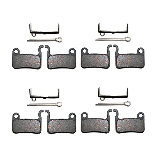 AHL 4pairs Bicycle Disc Brake Pads for Shimano XTR XT LX Hone Deore Saint SLX BRM975 BRM966 BRM965 BRM765 BRM775 BRM665 BRM601