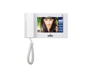 Aiphone JP-4MED Hands-Free Color Video Intercom Master Station, Handset, Color LDC Touchscreen, Status LED, Microphone and SD Card slot