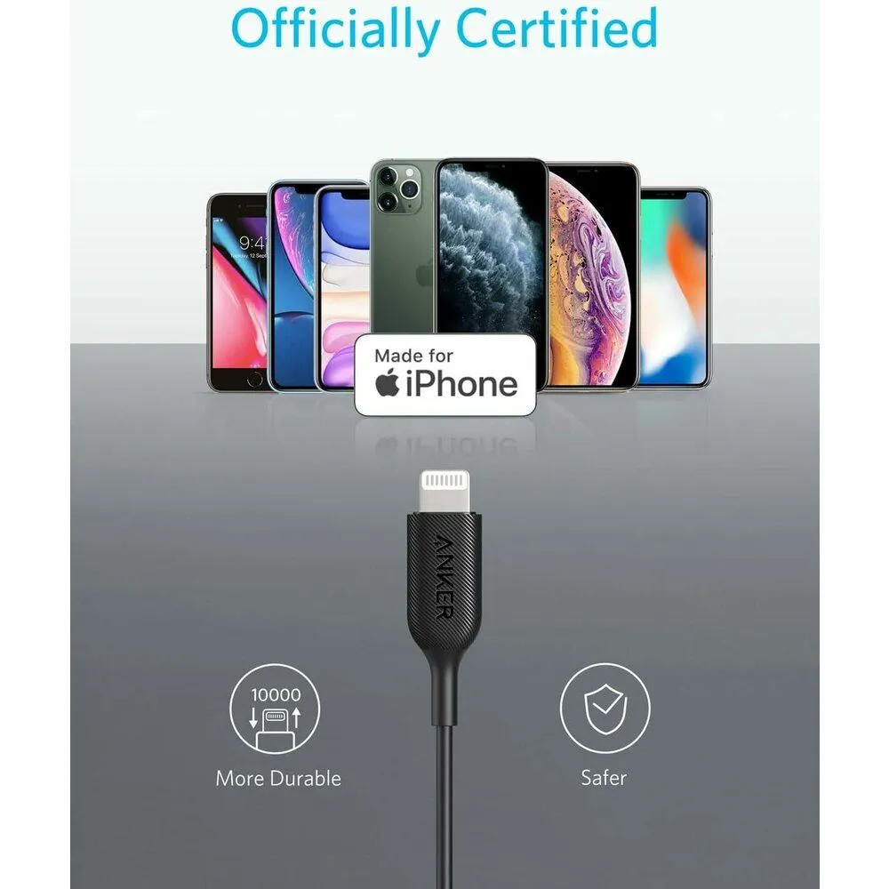 Anker 3.5mm Audio Adapter with MFi Connector Black - A8193H11