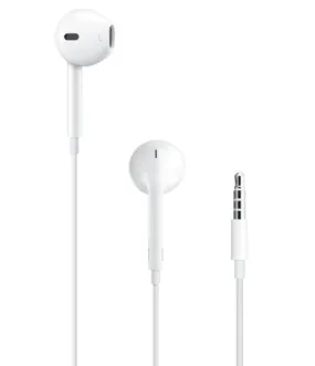 Apple原廠 EarPods 具備 3.5 公釐耳機接頭 (MNHF2FE/A) - White - Brand New