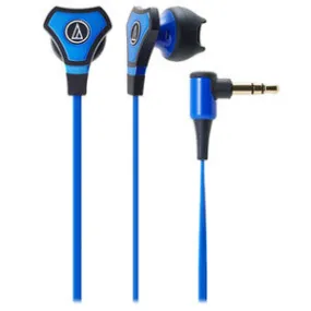 Audio-Technica ATH-CHX5 SonicFuel Hybrid Earbud In-Ear Headphones, Blue