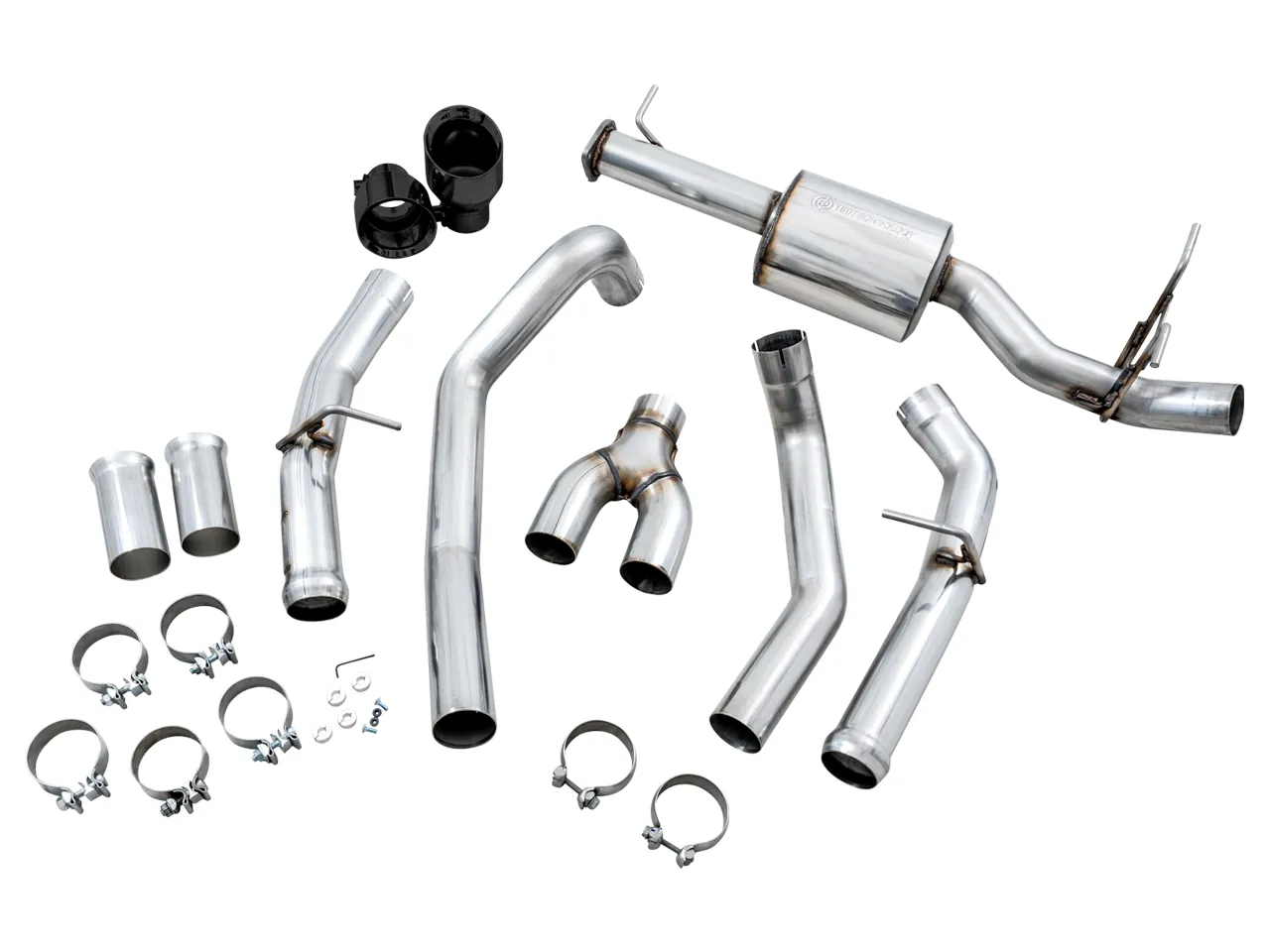 AWE 0FG Exhaust Ram 1500 & Ram Rebel (2019-2024) 3" w/ Chrome / Diamond Black Tips