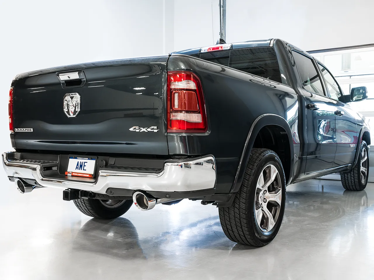 AWE 0FG Exhaust Ram 1500 & Ram Rebel (2019-2024) 3" w/ Chrome / Diamond Black Tips