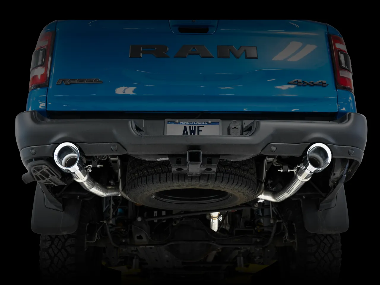 AWE 0FG Exhaust Ram 1500 & Ram Rebel (2019-2024) 3" w/ Chrome / Diamond Black Tips