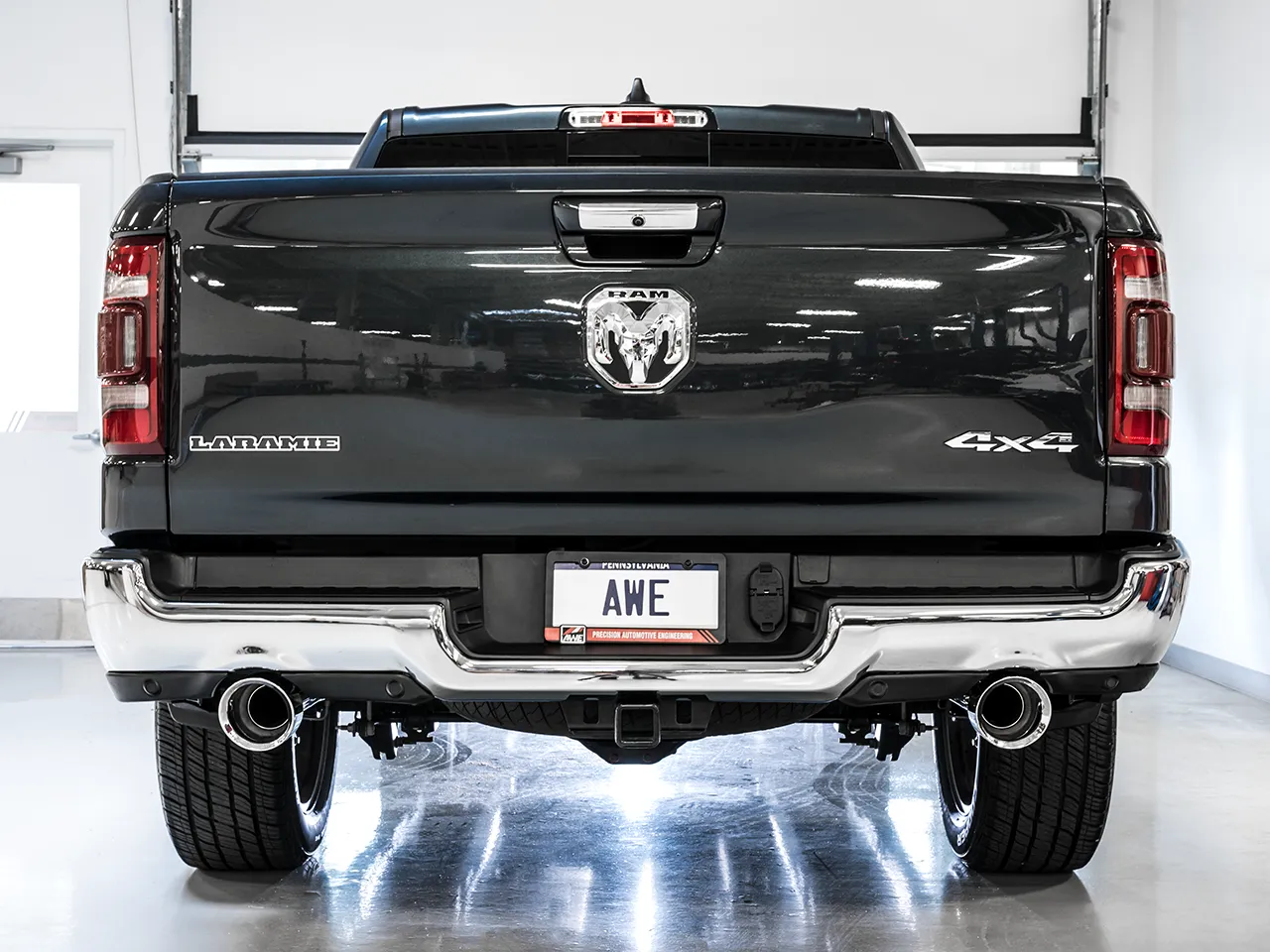 AWE 0FG Exhaust Ram 1500 & Ram Rebel (2019-2024) 3" w/ Chrome / Diamond Black Tips