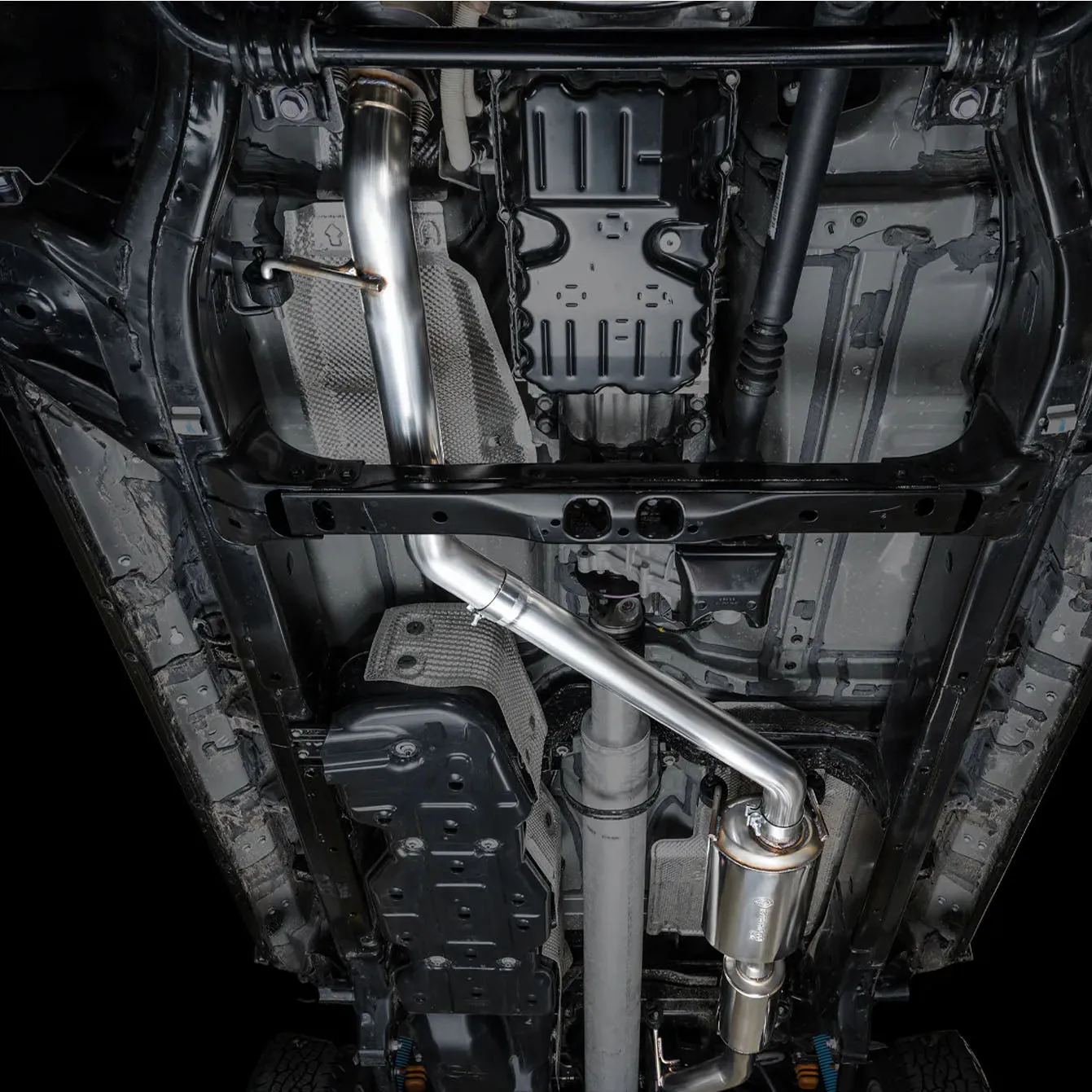 AWE Catback Exhaust System Dual Chrome Silver Tips | 2024  Toyota Tacoma