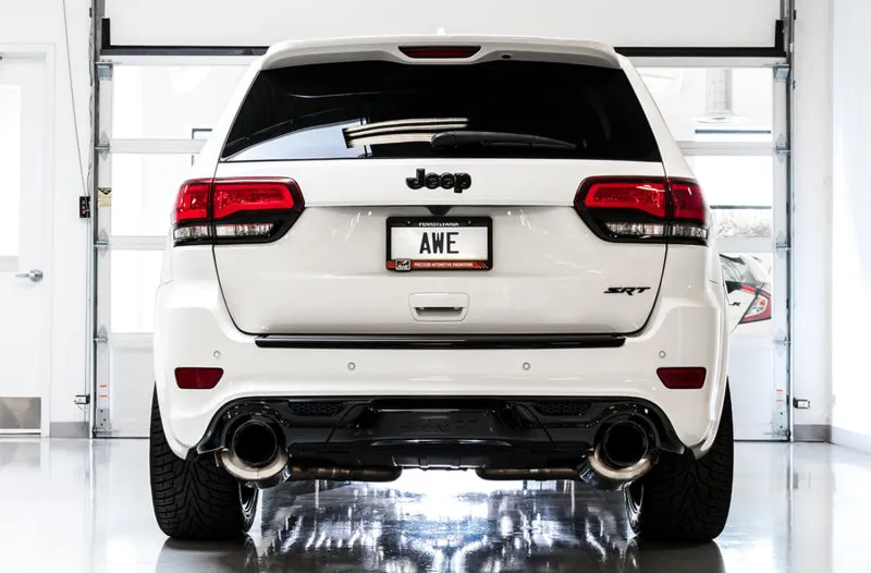AWE Touring Edition Cat-Back Exhaust (Polished Tips): Jeep Grand Cherokee 6.4L SRT 2012 - 2021