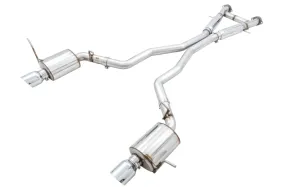 AWE Touring Edition Cat-Back Exhaust (Polished Tips): Jeep Grand Cherokee 6.4L SRT 2012 - 2021