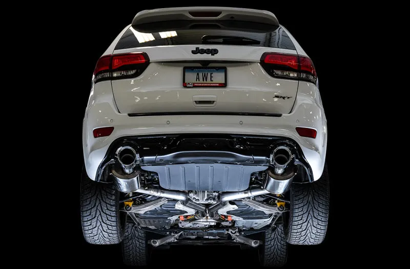 AWE Touring Edition Cat-Back Exhaust (Polished Tips): Jeep Grand Cherokee 6.4L SRT 2012 - 2021