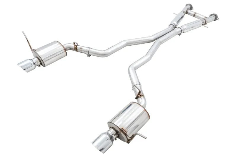 AWE Touring Edition Cat-Back Exhaust (Polished Tips): Jeep Grand Cherokee 6.4L SRT 2012 - 2021