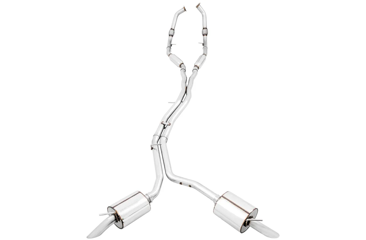 AWE Touring Edition Exhaust for Audi B9 SQ5 - Resonated - No Tips (Turn Downs)