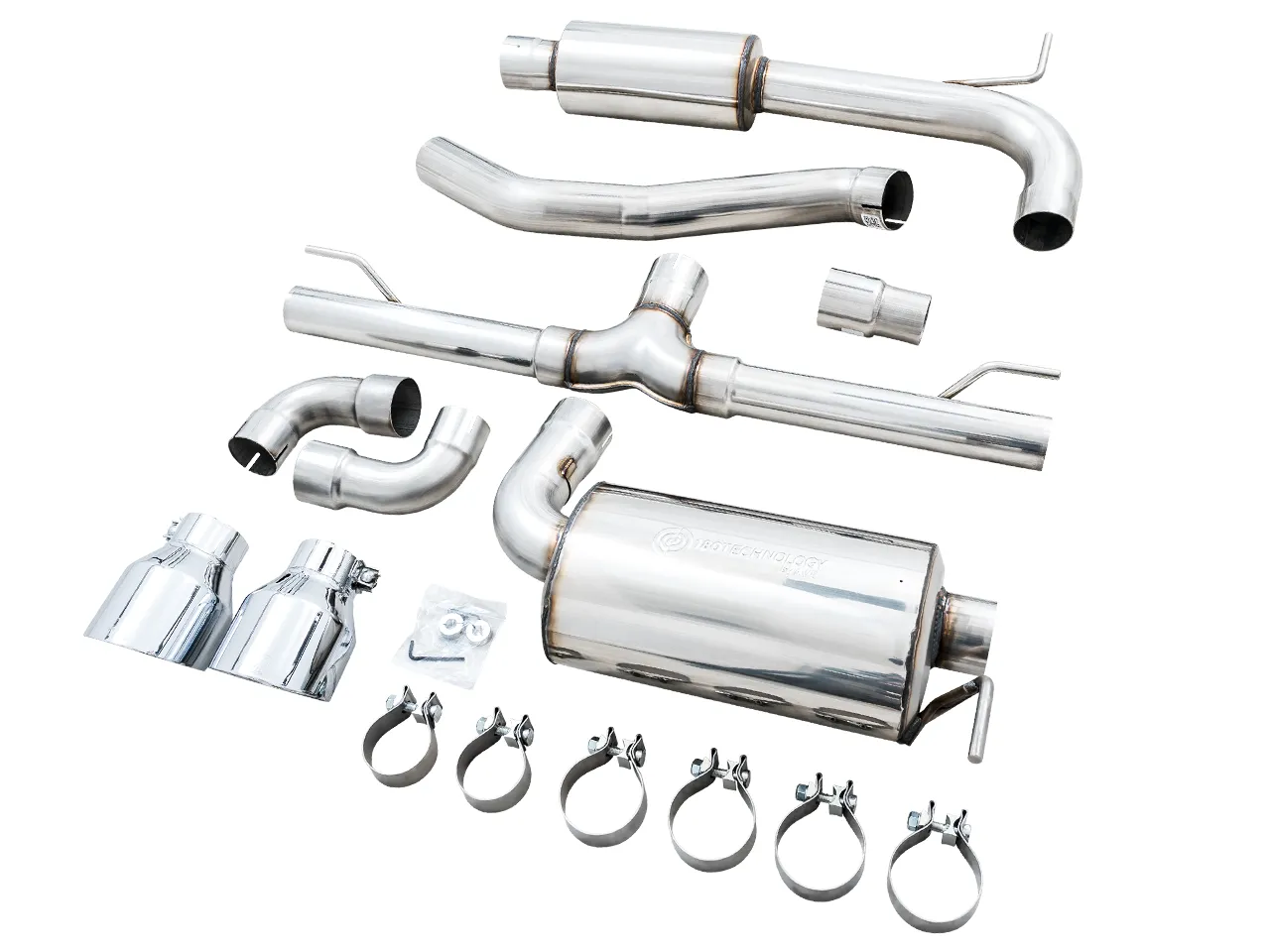 AWE Touring Edition Exhaust for VW MK8 GTI - Chrome Silver Tips