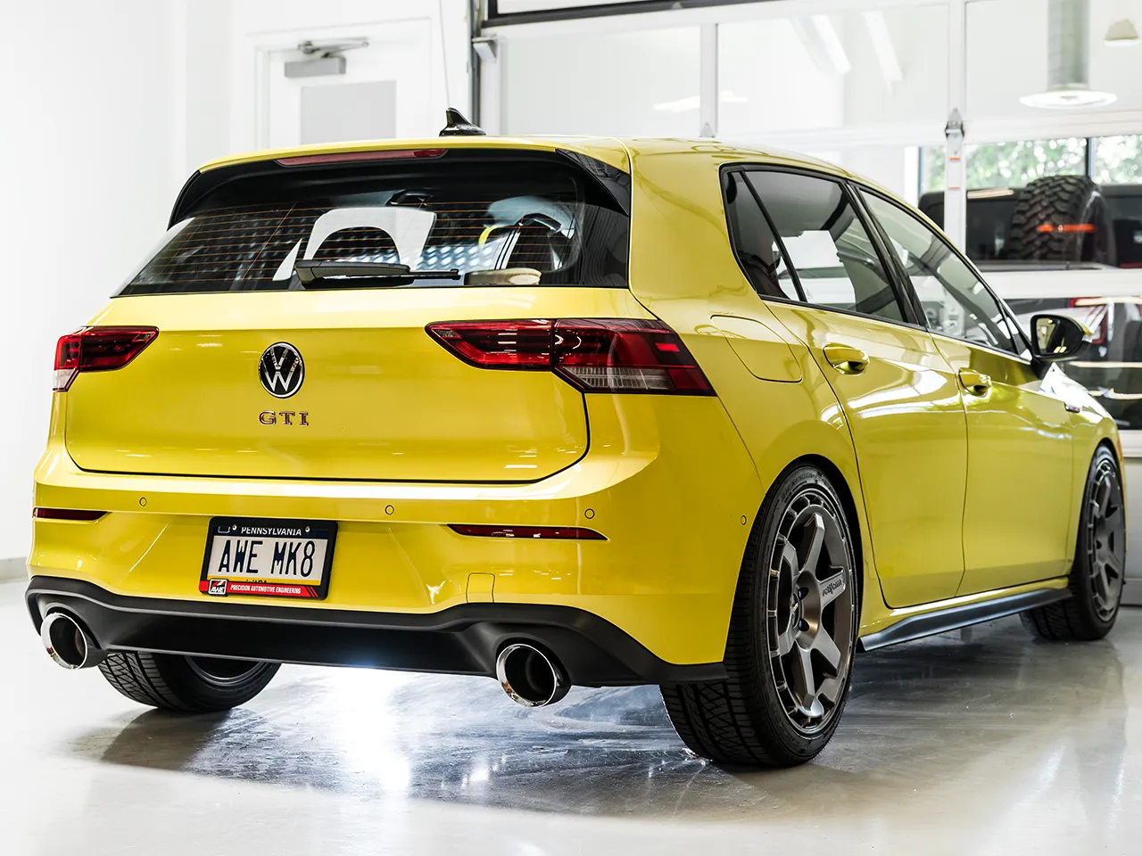 AWE Touring Edition Exhaust for VW MK8 GTI - Chrome Silver Tips