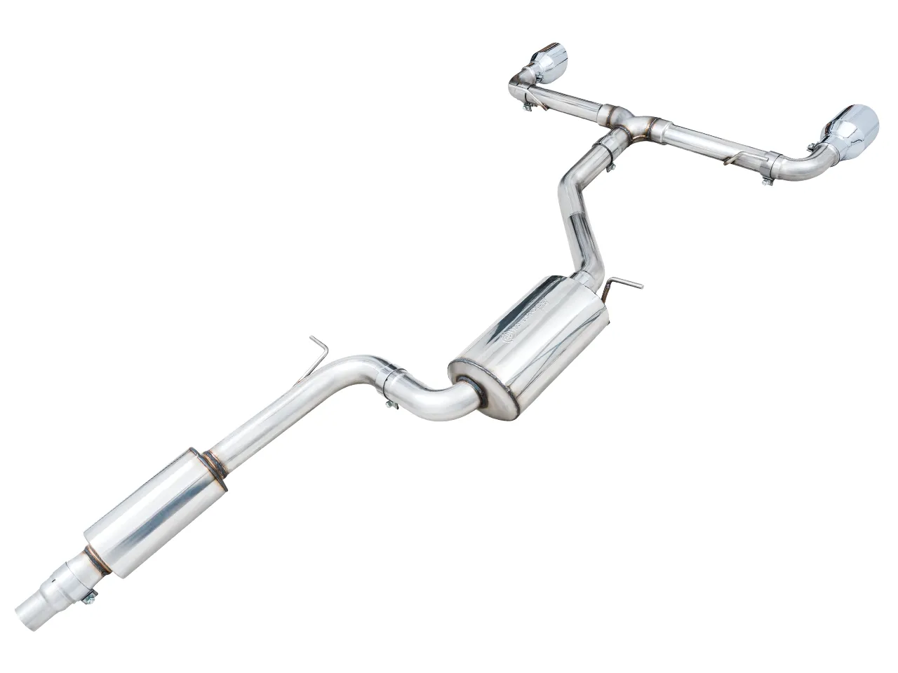 AWE Touring Edition Exhaust for VW MK8 GTI - Chrome Silver Tips