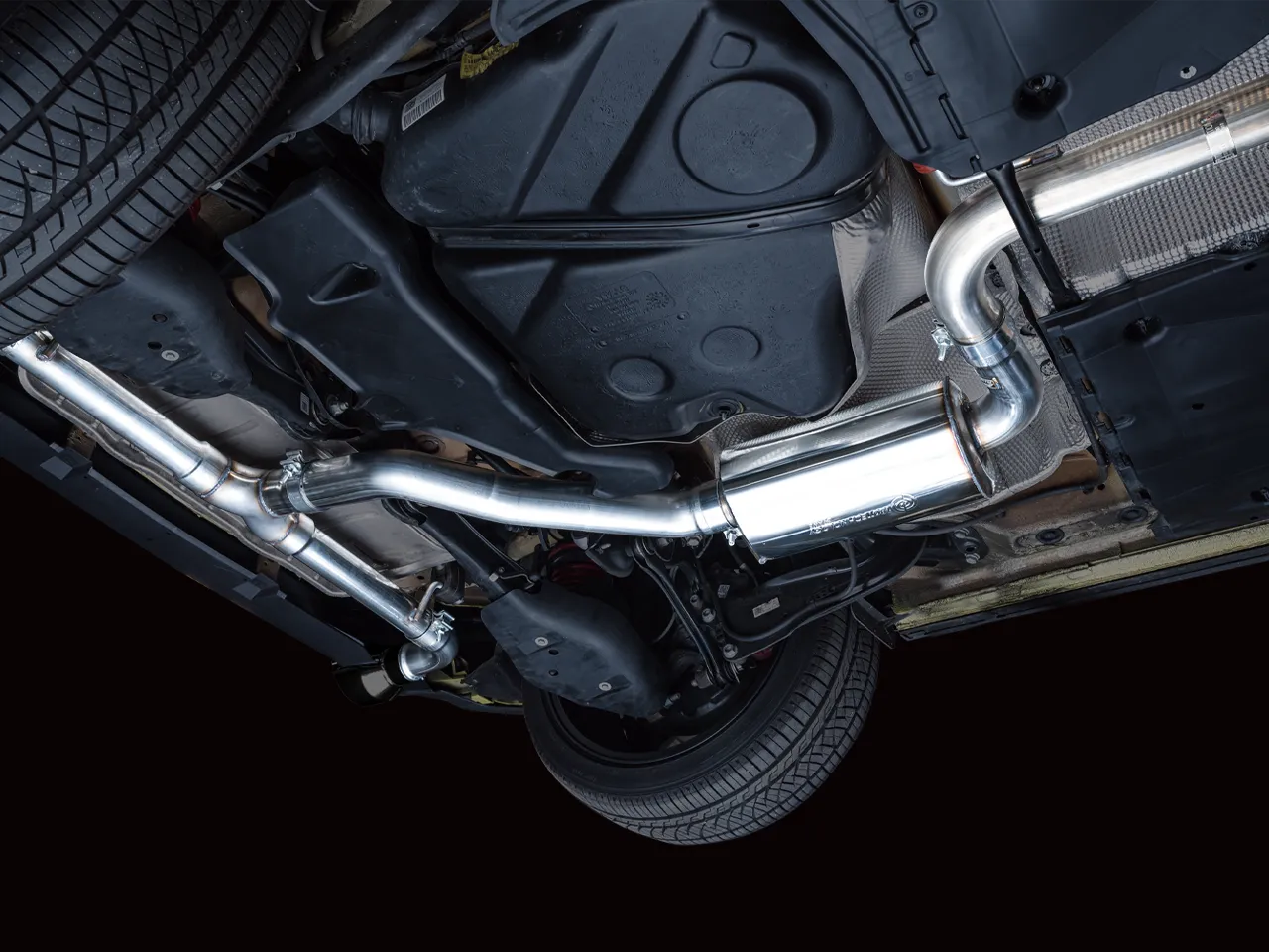 AWE Touring Edition Exhaust for VW MK8 GTI - Diamond Black Tips
