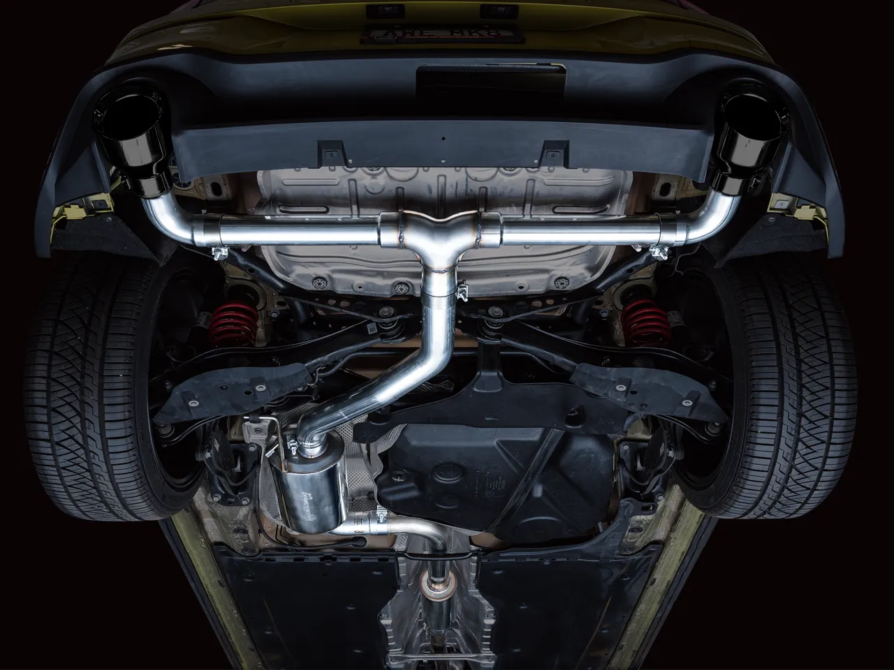 AWE Touring Edition Exhaust for VW MK8 GTI - Diamond Black Tips