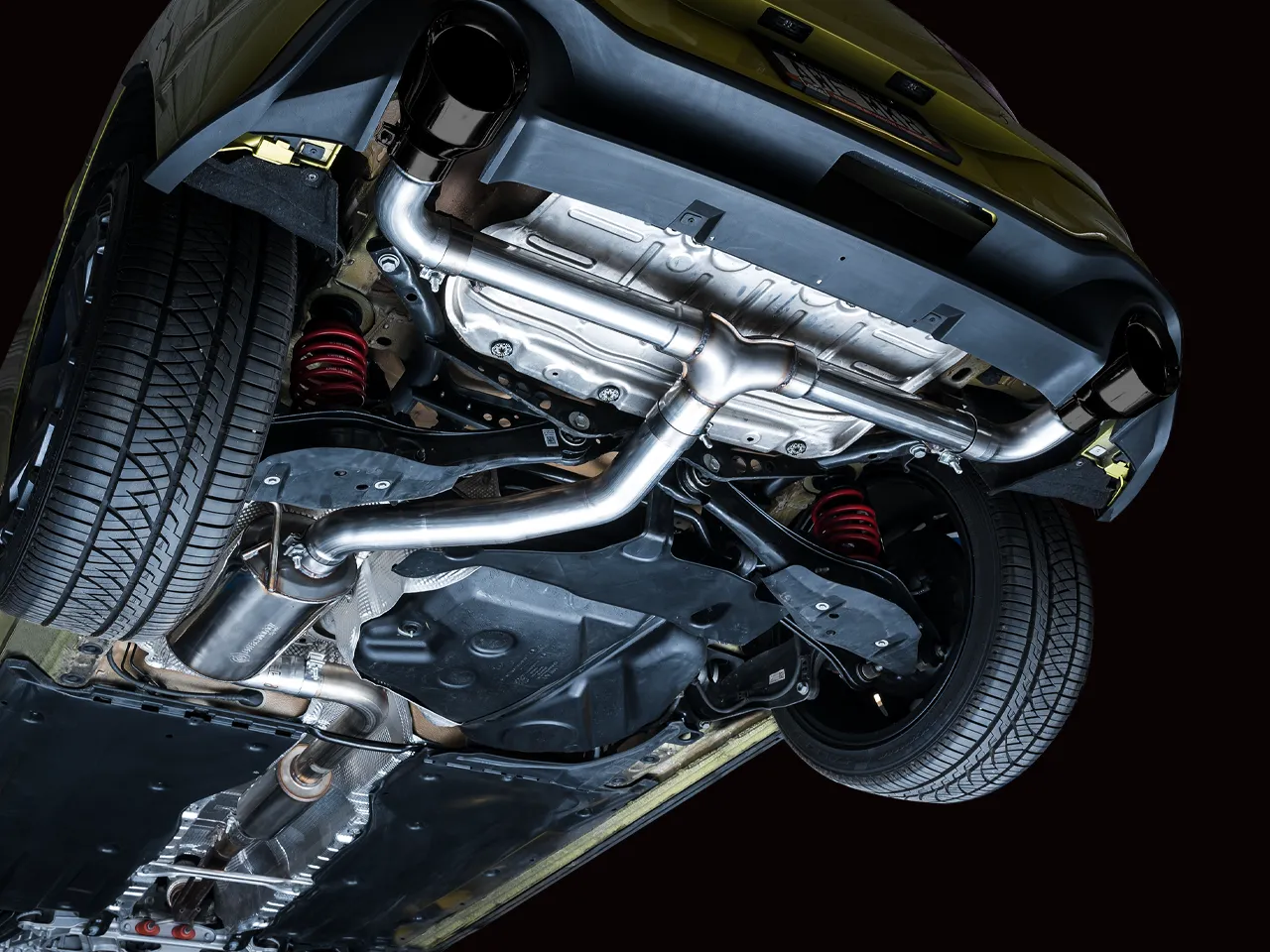 AWE Touring Edition Exhaust for VW MK8 GTI - Diamond Black Tips