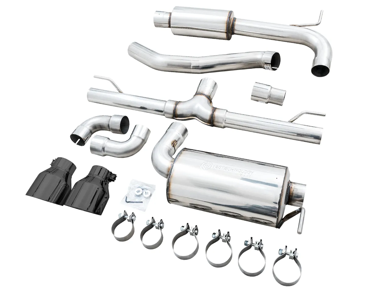 AWE Touring Edition Exhaust for VW MK8 GTI - Diamond Black Tips