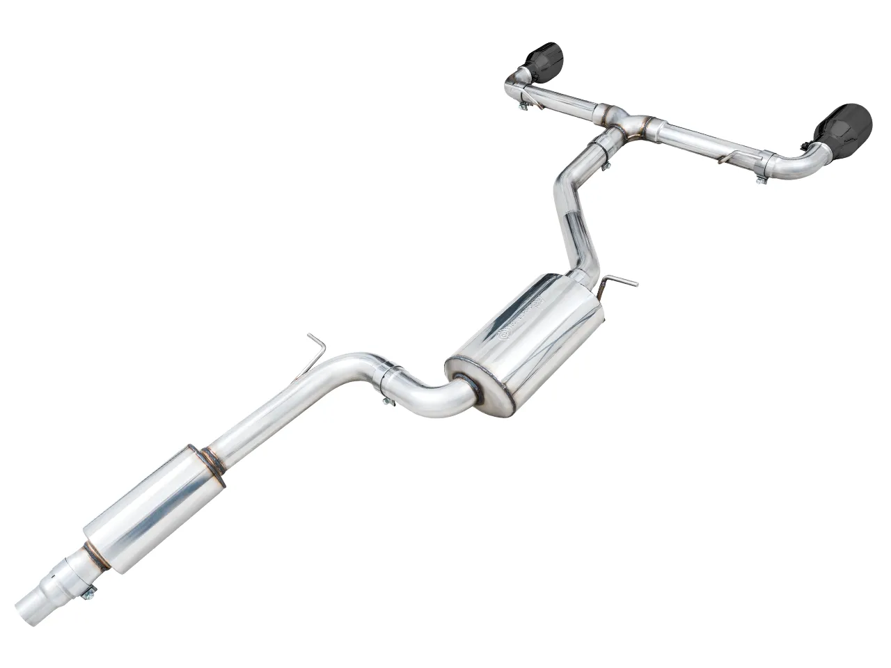 AWE Touring Edition Exhaust for VW MK8 GTI - Diamond Black Tips