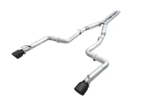 AWE Track Edition Cat-Back Exhaust (Black Tips): Dodge Charger 2015 - 2023 (6.4L 392 & 6.2L Hellcat)