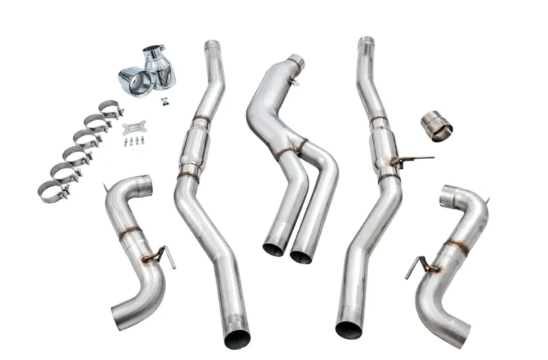 AWE Track Edition Exhaust - 5in Chrome Silver Tips | 2020  Toyota GR Supra A90