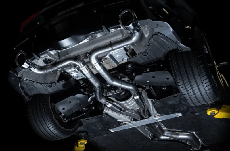 AWE Track Edition Exhaust - 5in Chrome Silver Tips | 2020  Toyota GR Supra A90
