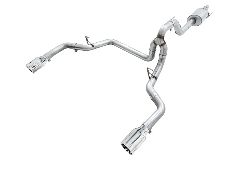 AWE Tuning 2015  Ford F-150 0FG Dual Exit Performance Exhaust System w/5in Chrome Silver Tips