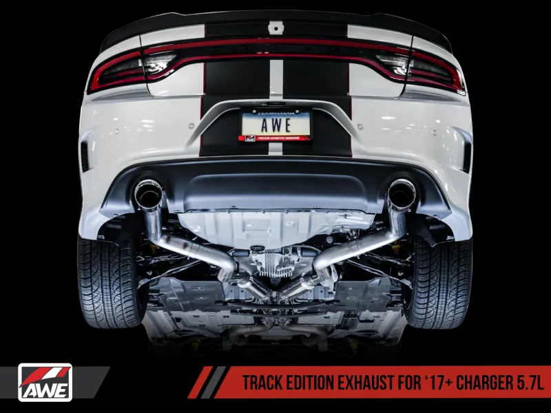 AWE Tuning 2017  Dodge Charger 5.7L Track Edition Exhaust - Chrome Silver Tips