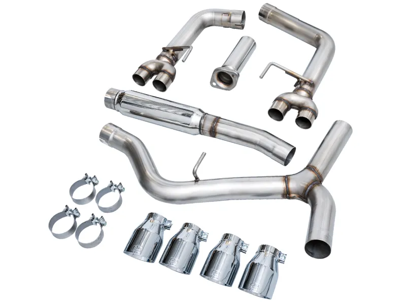 AWE Tuning 2022  VB Subaru WRX Track Edition Exhaust - Chrome Silver Tips