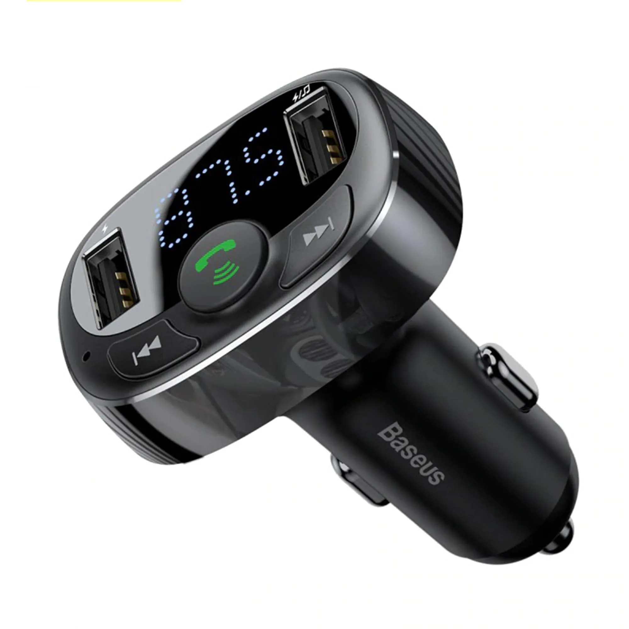Baseus Handsfree Wireless Bluetooth FM Transmitter MP3 Music Player Dual USB Car Charger For iPhone Samsung Nokia Oppo Google Motorola