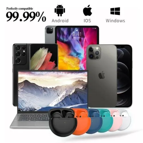 Bluetooth Wireless Earbuds Earphones Headphones Headset For iPhone Android