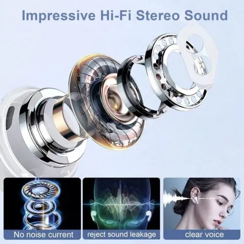 Bluetooth Wireless Earbuds Earphones Headphones Headset For iPhone Android