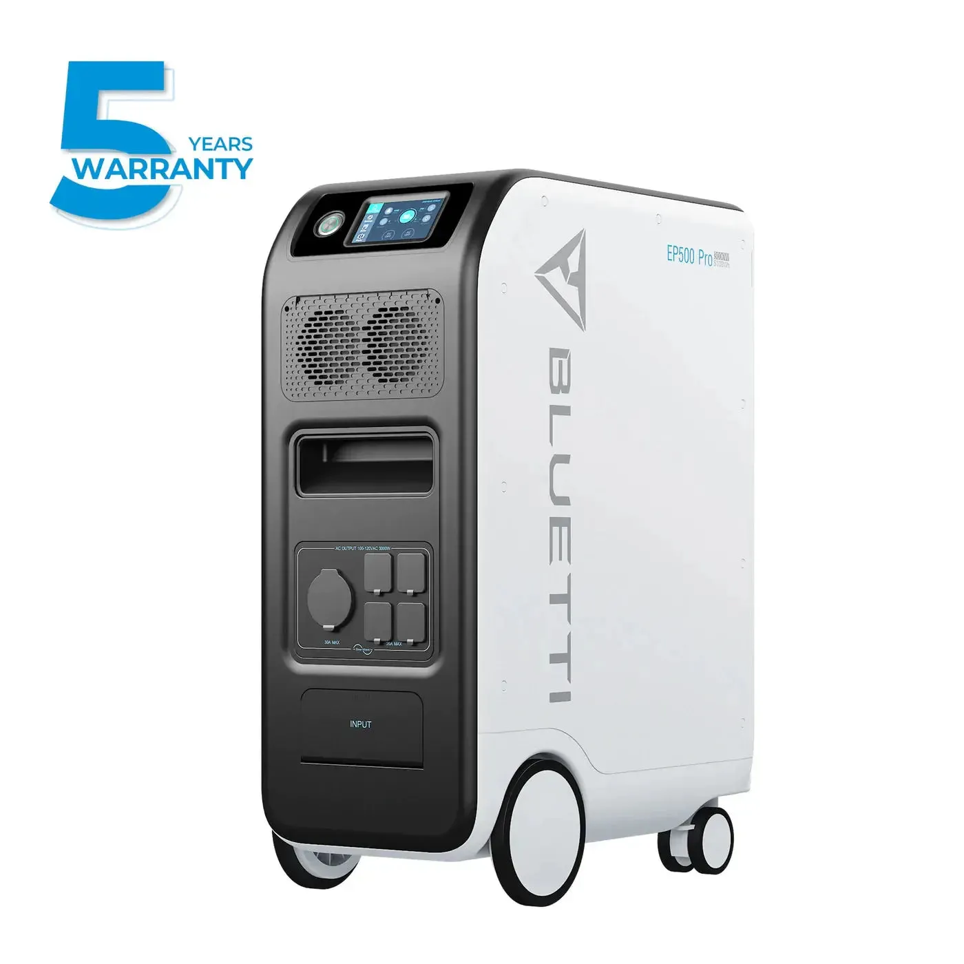 Bluetti EP500 PRO 5,100Wh 3,000W Portable Power Kit | 4 x 200 Watt 12V Rigid Mono Solar Panels | Complete Solar Kit