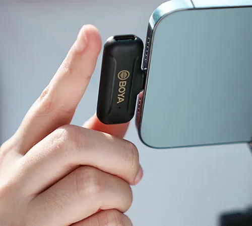 BOYA BY-WM3T2-D1 2.4G Mini Wireless Microphone for iOS Devices 1 1