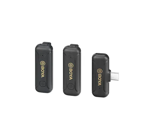 BOYA BY-WM3T2-U2 2.4G Mini Wireless Microphone for Android Devices 1 2