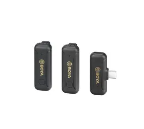 BOYA BY-WM3T2-U2 2.4G Mini Wireless Microphone for Android Devices 1 2