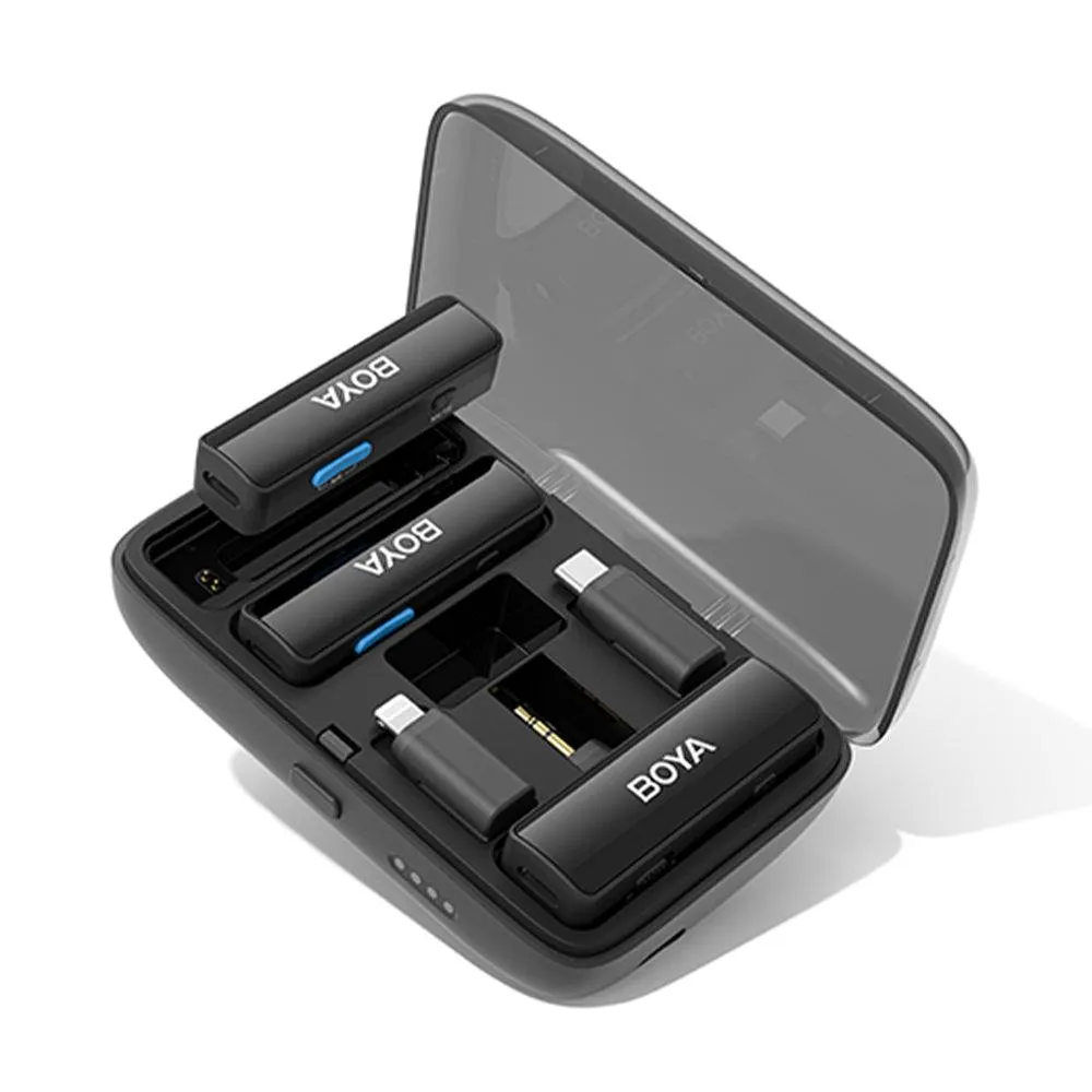 Boya LINK All-in-one Design Dual Channel Wireless Microphone System