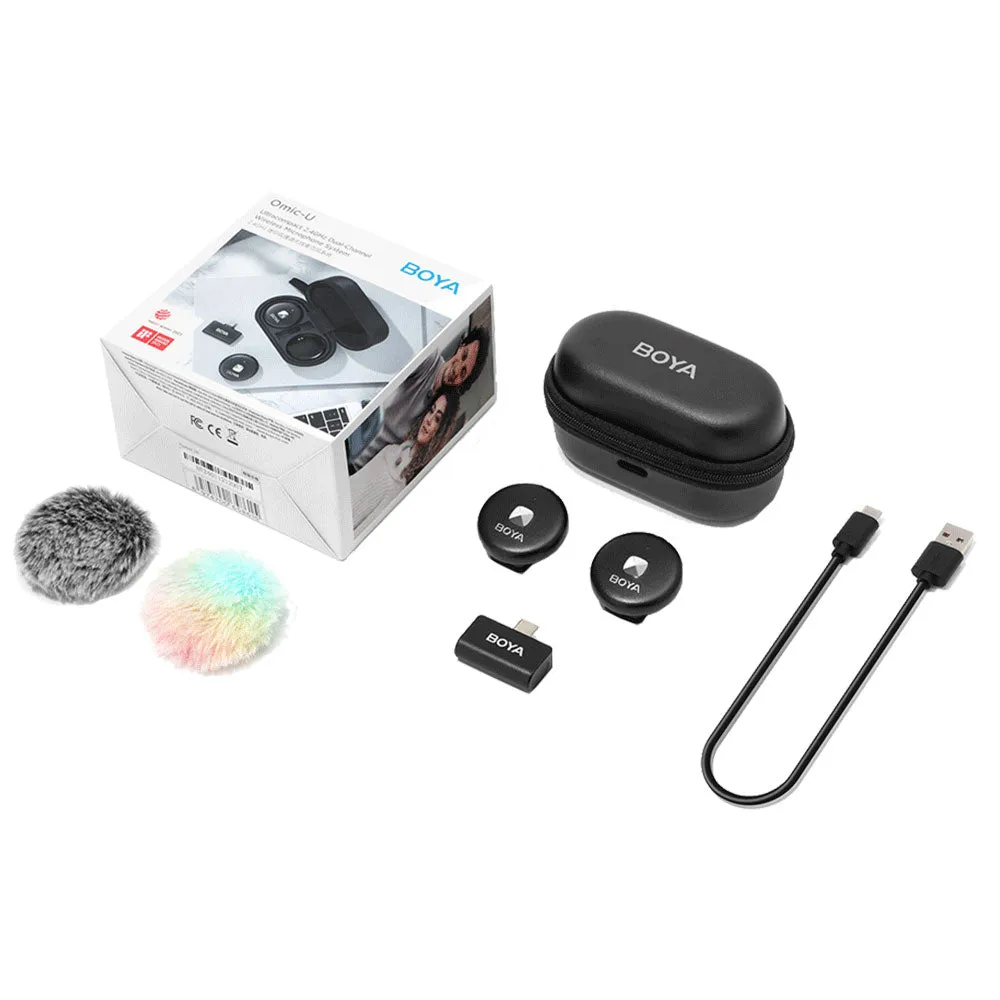 Boya OMIC-U 2.4GHz Dual Channel Wireless Microphone System
