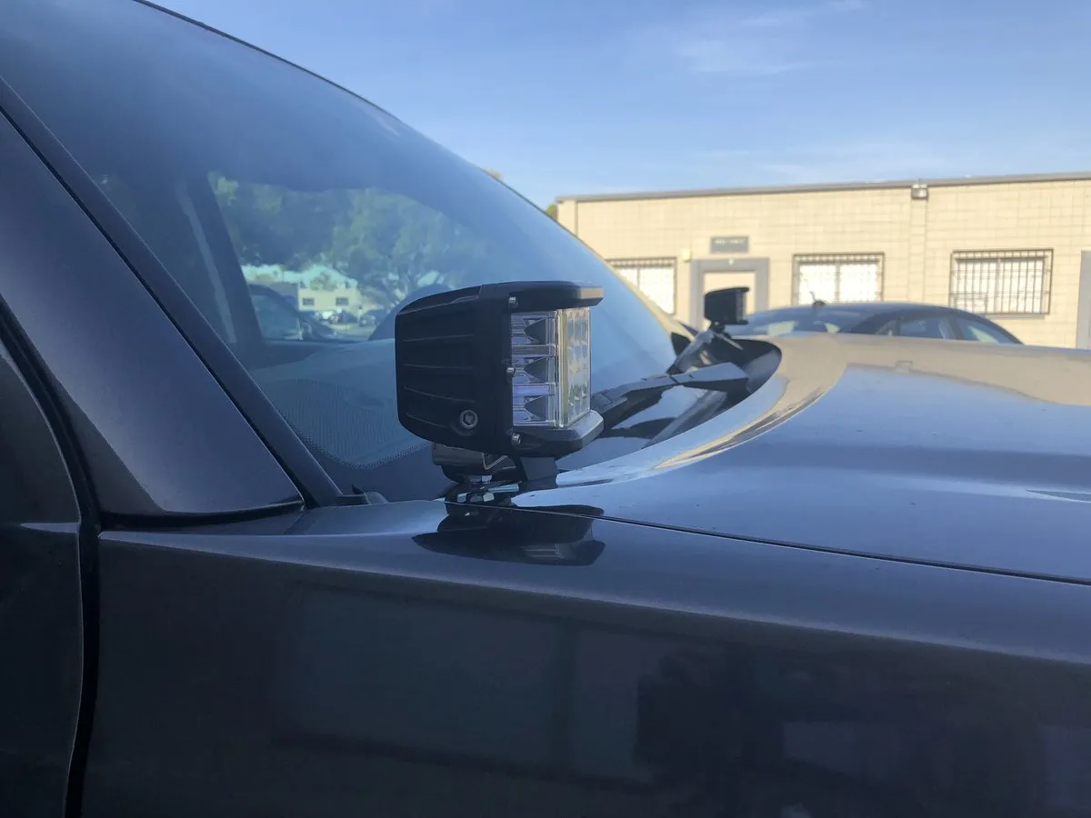 Cali Raised Low Profile Ditch Light Brackets For Tacoma (2005-2023)