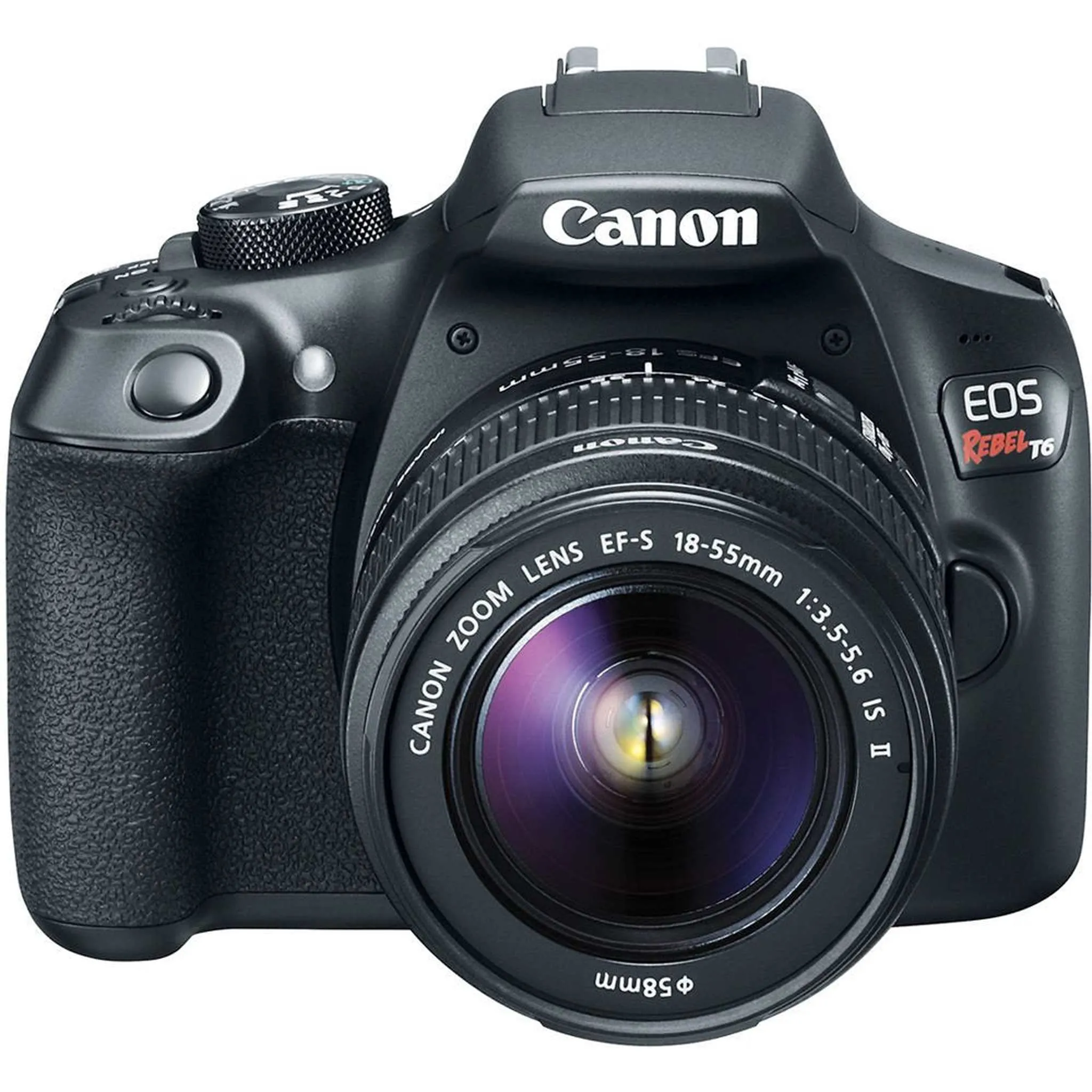 Canon EOS Rebel T6 Digital SLR Camera Bundle with EF-S 18-55mm f/3.5-5.6 IS II Lens   EF 75-300mm f/4-5.6 III Telephoto Zoom Lens   More