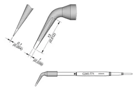 Cartridge Bent 1 x 0.1-10PK